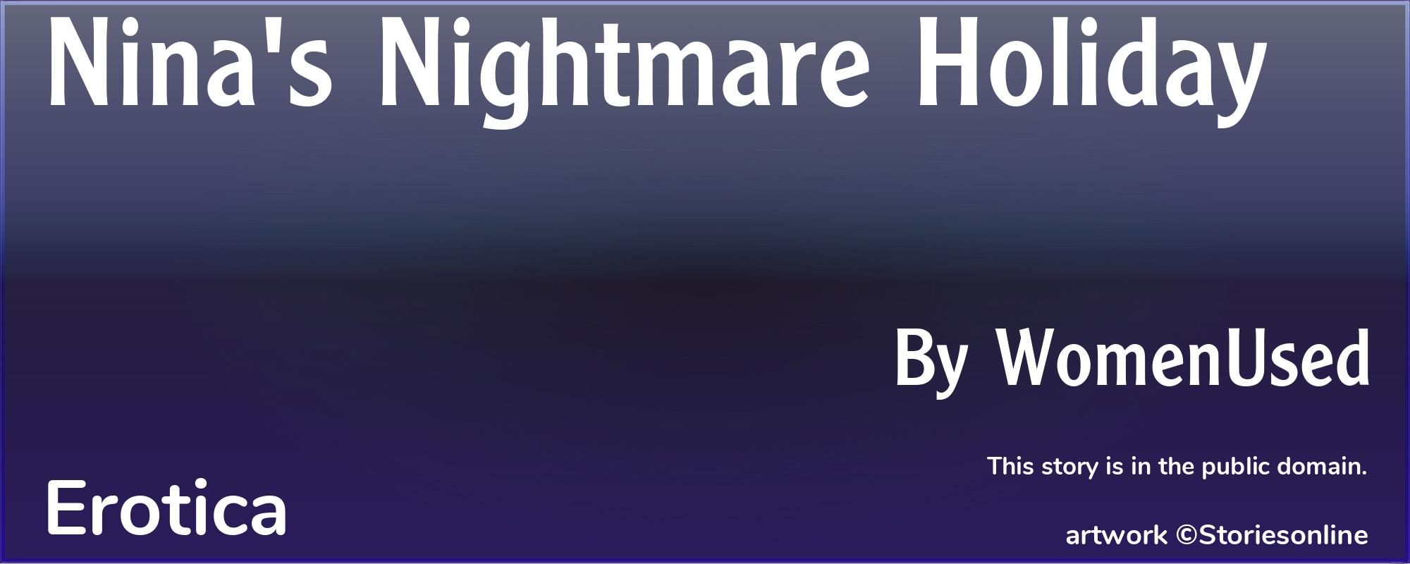 Nina's Nightmare Holiday - Cover