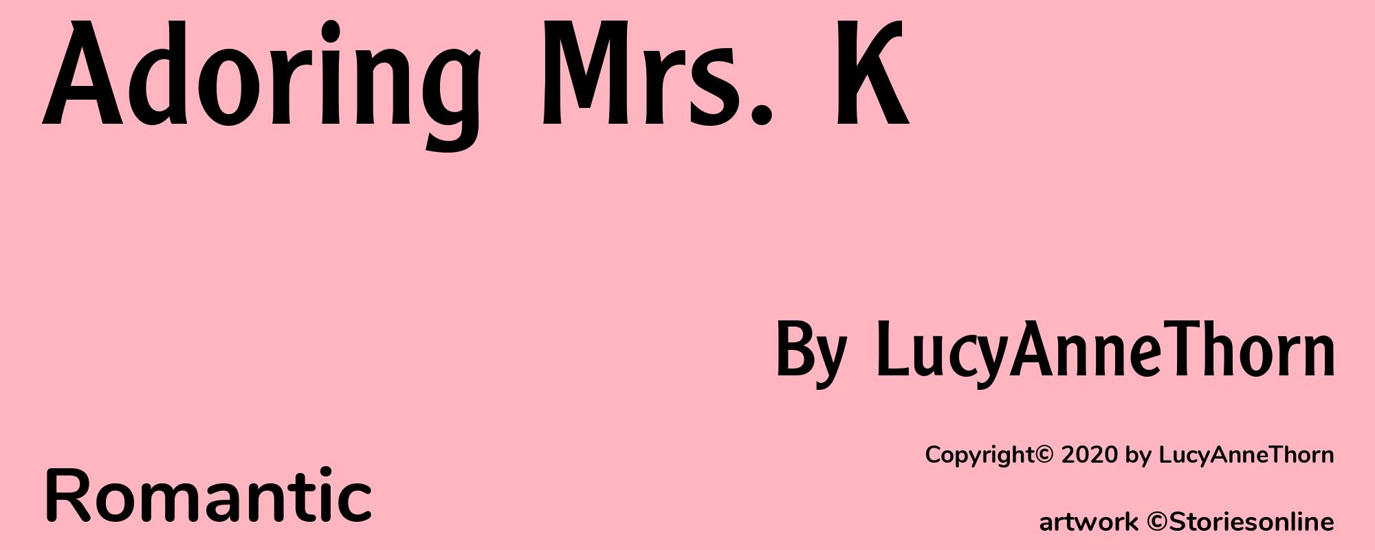 Adoring Mrs. K - Cover