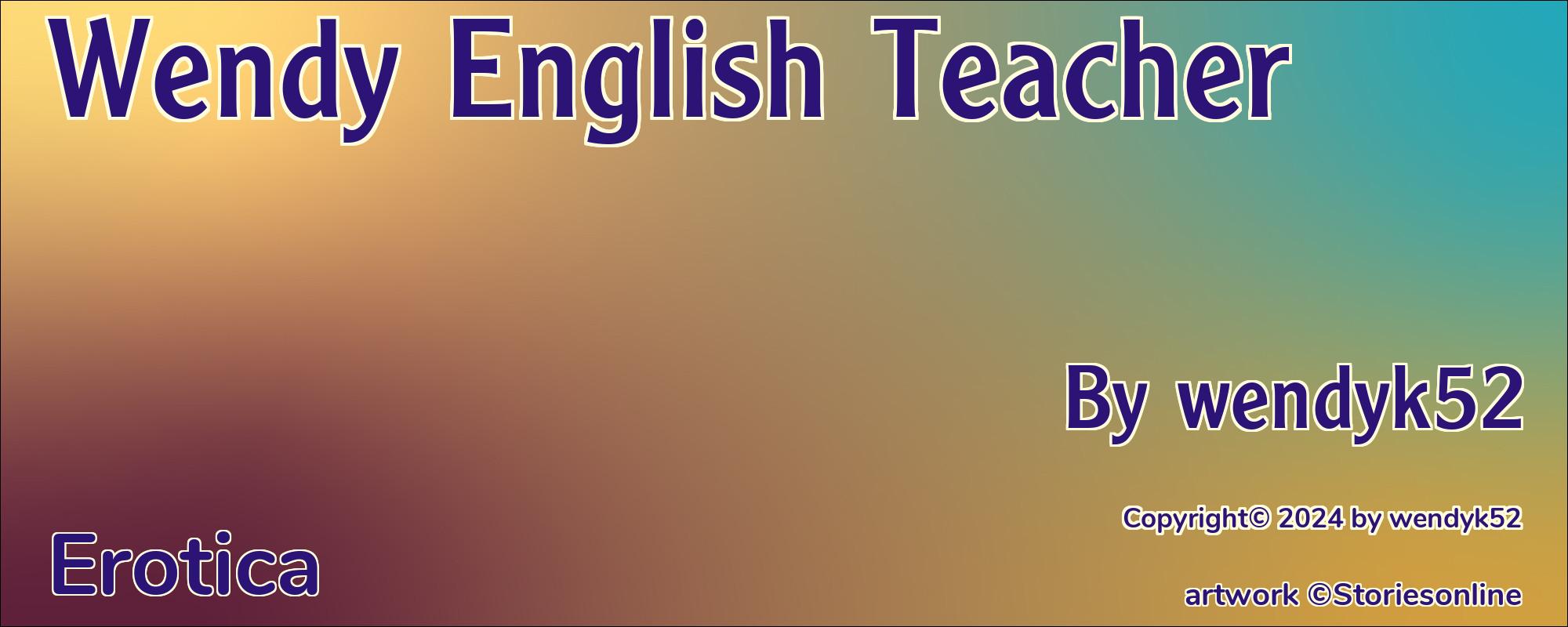 Wendy English Teacher - Cover