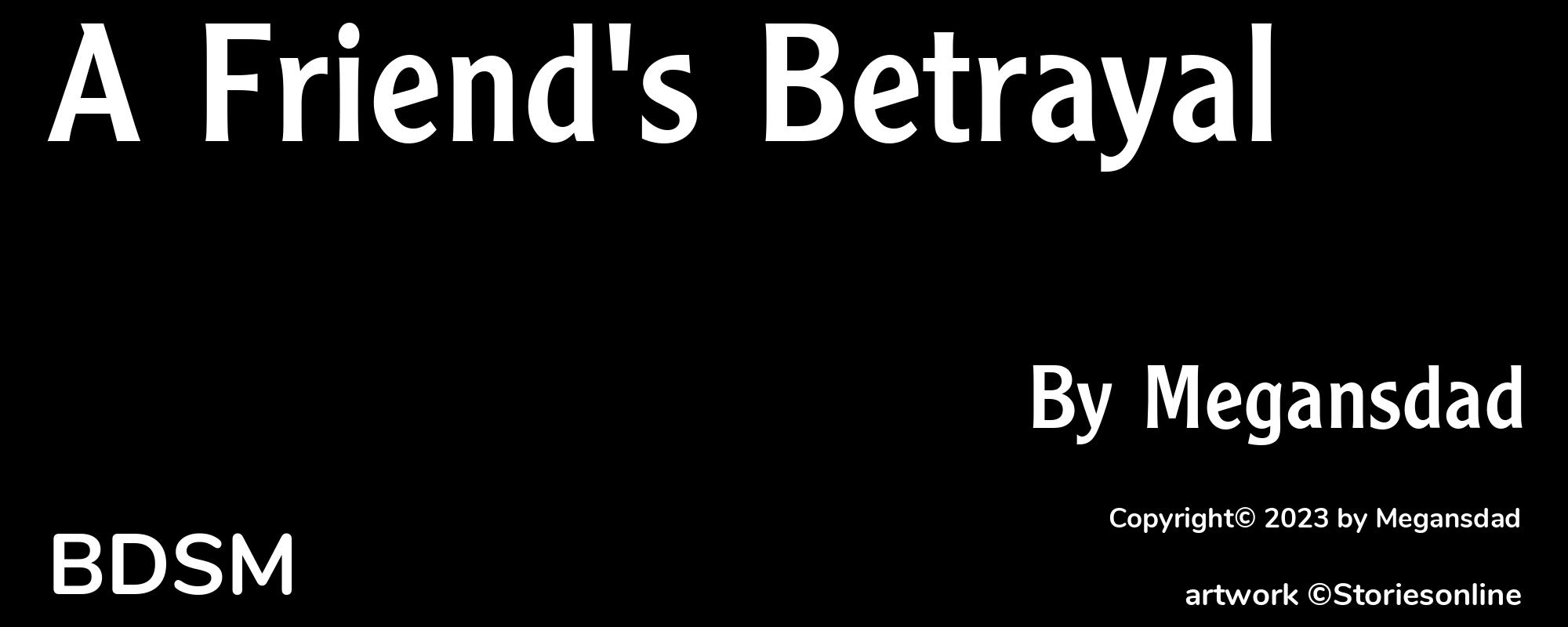 A Friend's Betrayal - Cover