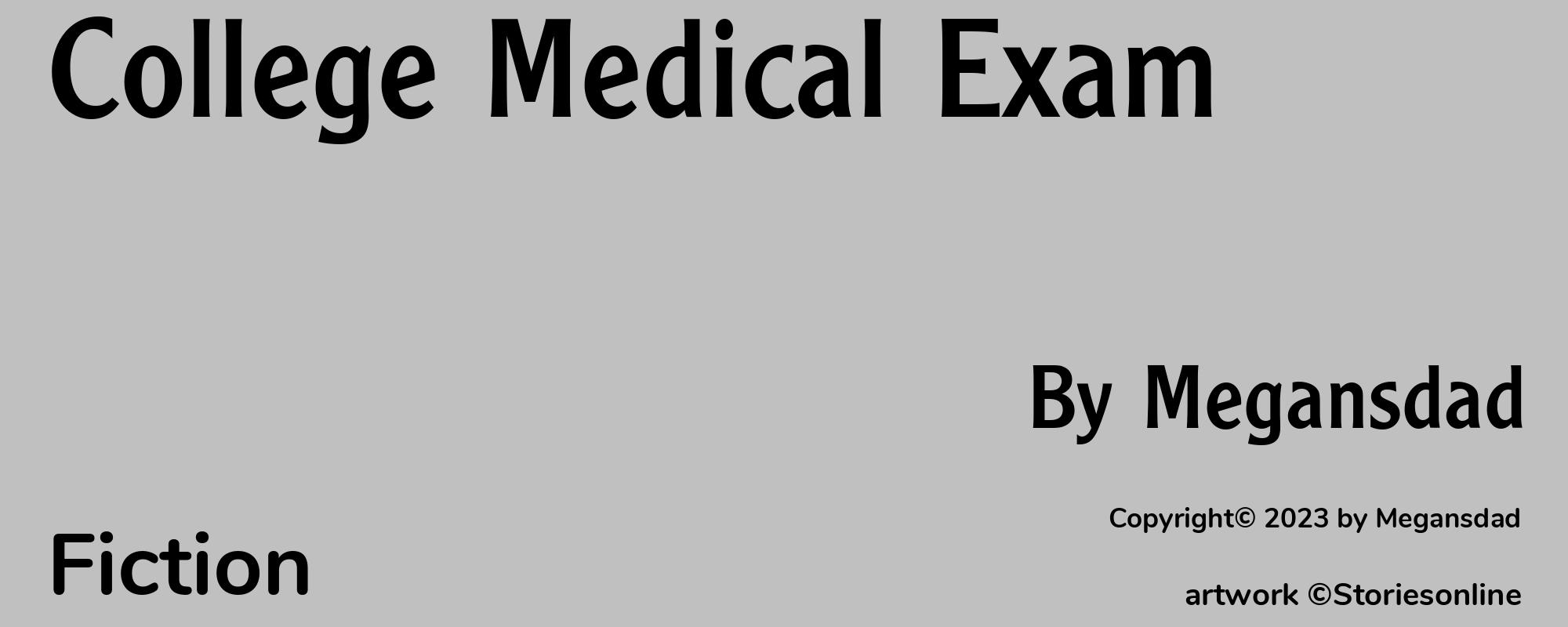 College Medical Exam - Cover