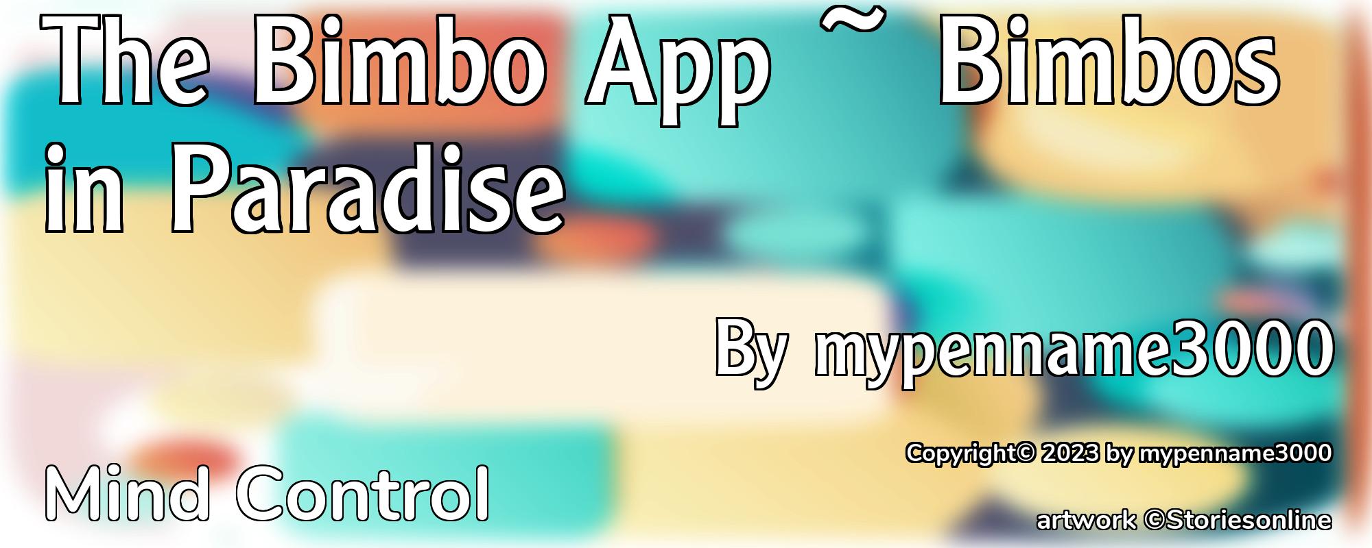 The Bimbo App ~ Bimbos in Paradise - Cover